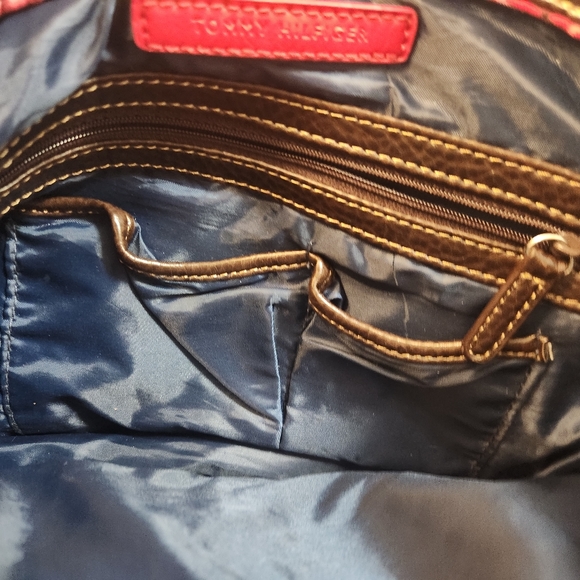 Tommy Hilfiger (1985) Women's Brown Purse Faux Leather Handbag - Picture 14 of 16